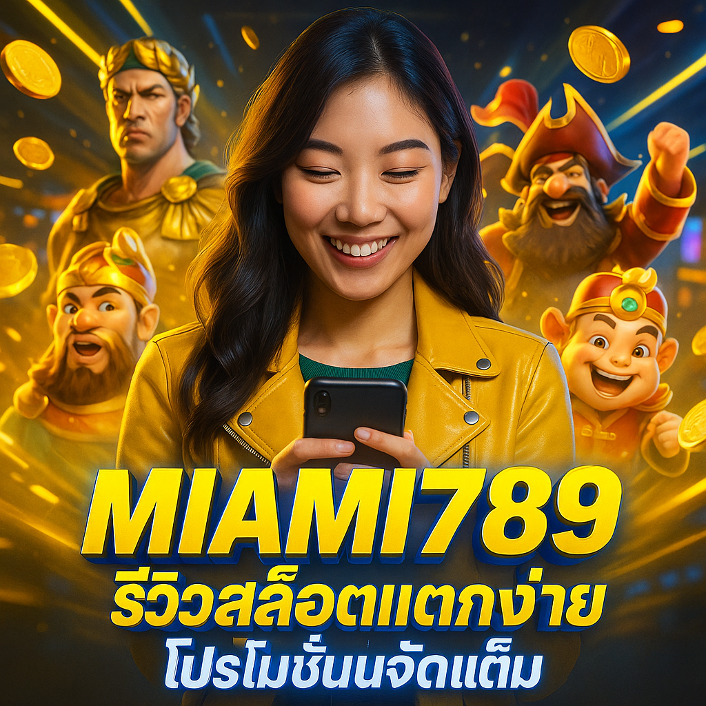 MIAMI789 รีวิวสล็อตแตกง่าย โปรโมชั่นจัดเต็ม