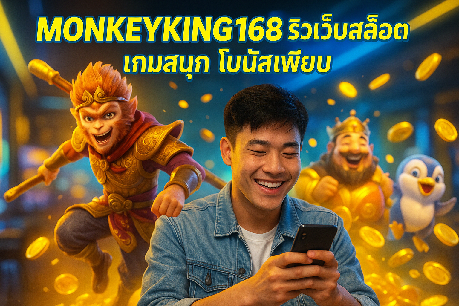 รีวิว MONKEYKING168 เว็บสล็อต เกมสนุก โบนัสเพียบ
