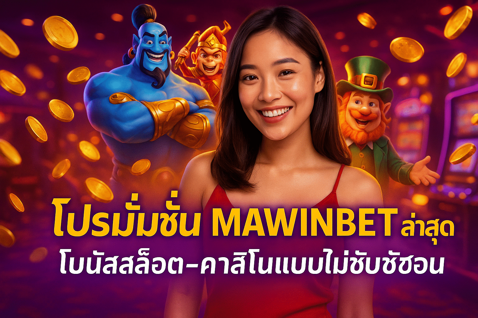 โปรโมชั่น MAWINBETล่าสุด – โบนัสสล็อต-คาสิโนแบบไม่ซับซ้อน